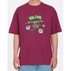 Camiseta Manga Corta Volcom FA Todd Bratrud Plum